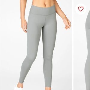 Fabletics Define Powerhold Mid Rise Leggings Size Small Gray and Maroon together